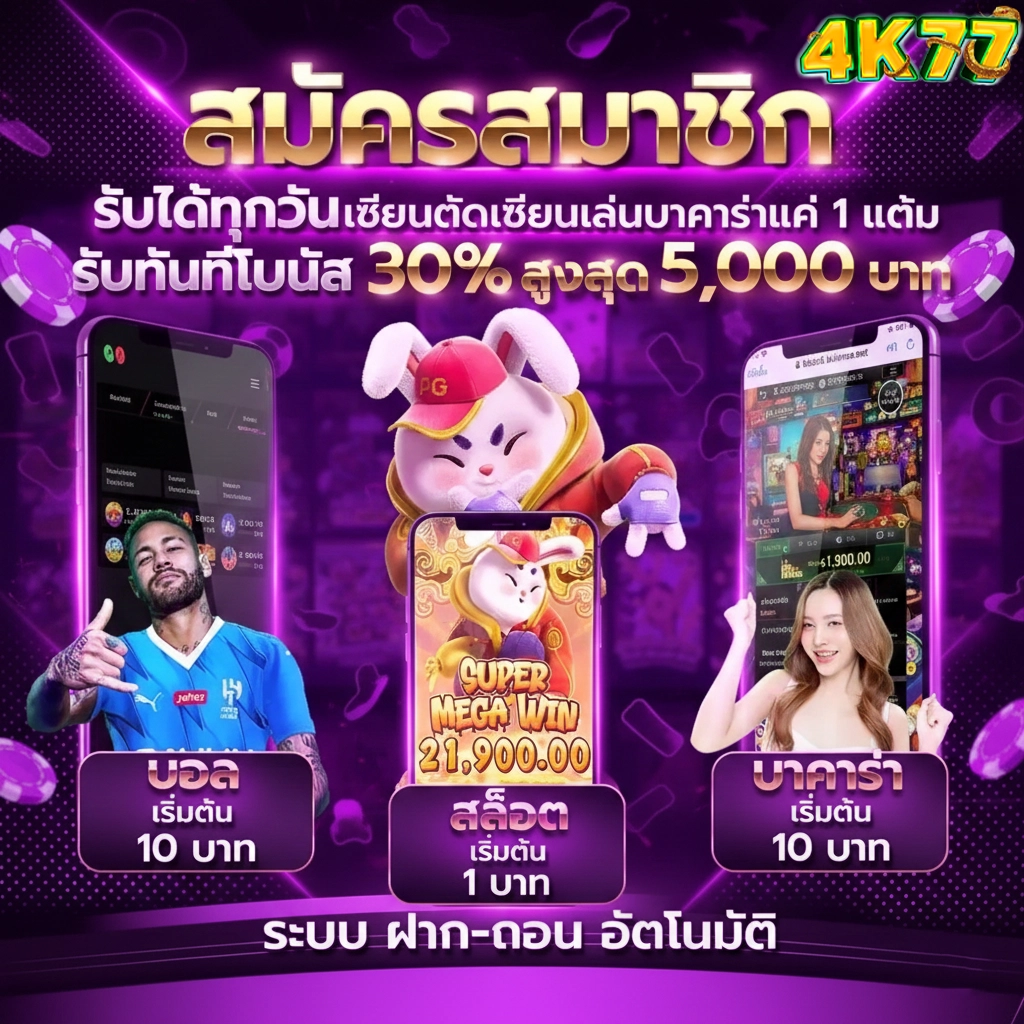 เว็บสล็อต4k77 สมัคร